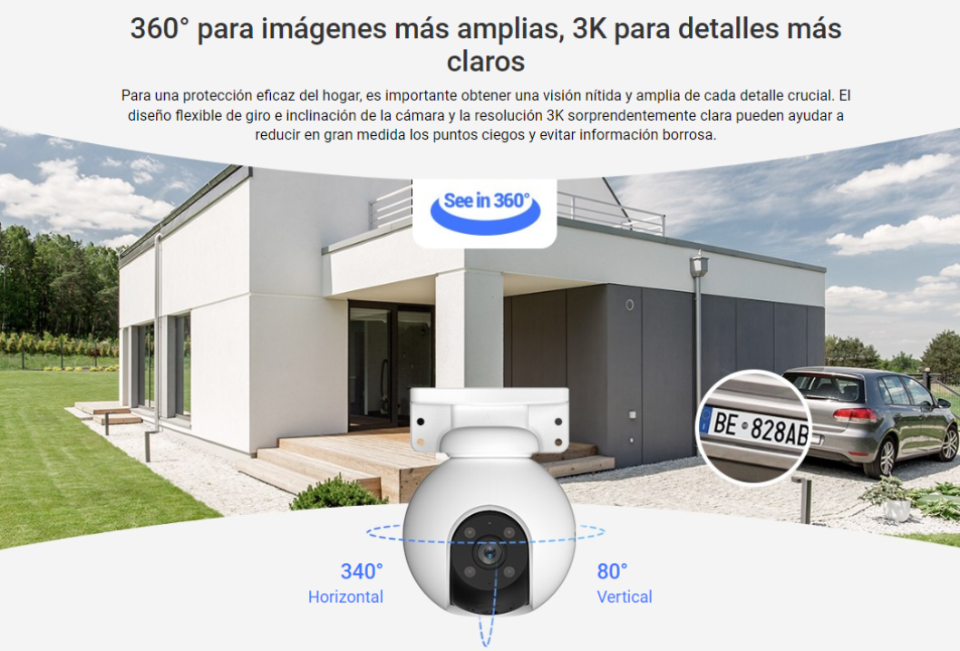 Cámara PTZ Home